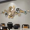 Relógios de parede Grande Tamanho Bateria Relógio Minimalismo Silencioso Acrílico Originalidade Moda Europeia Reloj Pared Decorativo Room Deco