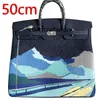 Totes äkta läderhandväska L 50 Endless Highway Travel Bag 50 Pack hac stor handläderhandväska med stor kapacitet