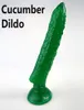 nieuwigheid zuig groene groente komkommer dildo kunstmatige penis dick vrouwelijke masturbatie seksspeeltjes volwassen producten voor vrouwen1163024