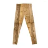 Actieve broek Wood Planks 6 - Donkere legging Golfkleding trainingskleding voor dames
