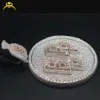 Hiphop Jewelry Iced Out Initial Name Letter Money Bag Sterling Sier VVS Moissanite Diamond Custom Pendant