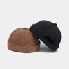 Berretti Autunno Poliestere Solido Caldo Berretto Docker Cappello Senza Tesa Beanie Proprietario Marinaio Uomini E Donne 112