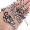 Anhänger Halsketten Witaya Klassische Retro Tod des Engels Santa Muerte Herren Halskette 316L Edelstahl Schmuck Männer Party Gift211U