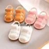 Första vandrare Ny sommar 0-18 Months Kids nyfödda Baby Boys Girls Fashion Soft Crib Shoes Walker Anti Slip Sandals SOLEH24229