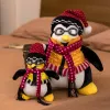 Almofadas 45cm amigos hugsy brinquedos de pelúcia amigo de joey rachel pinguim recheado bonecas macias travesseiros bonitos animais presente de aniversário para crianças