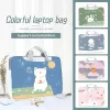 Sac à dos dessin animé pour ordinateur portable 13.3 14 15.6 17.3 pouces, étui en PU pour Macbook/Dell/HP/Lenovo, sac à main à bandoulière pour ordinateur portable