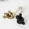 Other Home Decor Ceramic Handicraft Gold Knot Geometric Rope Winding Entangle Hollow Sculpture Decorative Figurines Home Decoration Accessories Q240229