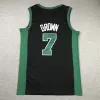 Jayson Tatum Retro Basketball Jersey Jaylen Brown BILL 6 RUSSELL LARRY 33 BIRD Kevin Garnett Paul Pierce Blanc Vert Noir Taille S-XXL