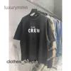 Moda Çiftleri Balenciga T Shirts T-Shirts Paris Erkekler Kule Kısa Kollu T-Shirt Baskılı Ön Arka Harfler Erkek Kadın Yıldızlar R1VB