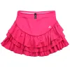 Skorts Quick Dry Sports Tennis Skirt Women Fluffy Cake Fitness Yoga Running Clothes Girl Badminton Solid Pleated Workout Skort