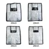 Opbergzakken Praktisch Duurzaam Bagagehoes Transparant Zwart Reizen Waterdicht 1pcs Anti-kras bagagekoffer
