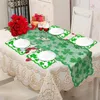 Conjunto de tapetes de mesa decoração dia irlandês st. festival placemats decoração de casa dísticos chineses em branco