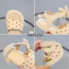 Sandales enfants filles antidérapantes doux plage pantoufles été diapositives mignon arc princesse chaussures enfant en bas âge bébé chaussure enfants baskets décontractées H2422918