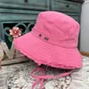 Sombrero de ala ancha de moda de verano, sombrero de cubo de diseñador, sombrero mixto para mujer, sombrero de pescador de moda