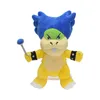 Lovely Cartoon Bowser jr Plush Toy Cute Baby bowser Wendy Morton Stuffed Plushies Standing And Sitting 7 Styles Bundle