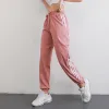 Pantalon de course à séchage rapide pour femmes, avec poches avec cordon de serrage, ample, Fitness, Yoga, sport, grande taille S4XL, survêtement de Jogging