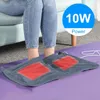 Tapis chauffant électrique chauffe-pieds chauffant doux 11,81 x 19,69 pouces coussin chauffant portable rapide pour lit sous le bureau