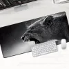 Pads Mouse Pad Gamer Custom Computer Large HD Desk Mats Keyboard Pad Mouse Mat Beast Lion Tiger Leopard Gamer Natural Rubber Office