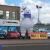 8MH (26 ft) med flytande Halloween dekoration uppblåsbar vistelse puft marshmallow man ghostbusters modell för reklam