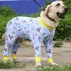 Rompers Dog Clothes Pet Recovery Suit After Surgery Soft Long Sleeve for Large Medium Bodysuit Dogs Pajamas Full Body for Shedding Suit