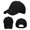 Bollmössor 2024 Baseball Cap Fashion Women Män andas utomhussportstrand Justerbar Hip Hop -paljetter Enkel solhatt