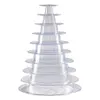 Jewelry Pouches Bags 10 Tier Cupcake Holder Stand Round Macaron Tower Clear Cake Display Rack For Wedding Birthday Party Decor204y
