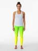 Actieve broek Neon Limoengroene legging Sportkleding Dames Gym Sport Gymkleding Dames