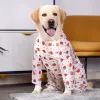 Barboteuses Vêtements pour gros chiens Labrador Moyen et grand chien Vêtements de printemps et d'été Vêtements de protection solaire pour chien AntiFat FourLegged