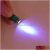 Keychains Lanyards Mtifunction Portable Mini Led Flashlight Keychain Aluminum Uv Light Currency Detector Lamp Key Chains Torch Wit Dhvur