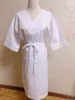 Vêtements ethniques Blanc Fond Doublure Dentelle Japonais Kimono Yukata Accessoires Femmes Sous-vêtements Coton Tissu Intime Confortable