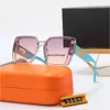 Classic Design Brand Round Sunglasses of Women UV400 Eyewear Metal Gold Frame Glasses Mens Mirror glass Lens Sunglass with box 2509 24