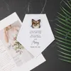 Party Supplies Custom Pet Portrait From Po Handkerchief Gift For Him Wedding Her Remembrance Sympathy