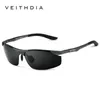 VEITHDIA Occhiali da sole Outdoor Brand Designer Alluminio Guida Ciclismo Occhiali polarizzati da uomo Occhiali da sole maschili UV400 6529 240220