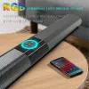 Hoparlörler Subwoofer ile TV için Home Theatre SoundBar Kablosuz Bluetooth Hoparlör Yankı Duvar FM Radyo RGB Işık Partisi Ses Merkezi Soundbox