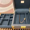 Schmuck-Hartbox-Tasche, Kosmetiktaschen, klassische Kofferraumtasche, Box-Einkaufstasche, Handtaschen, alte Blumen-Make-up-Tasche, Designer-Echtleder, hochwertige quadratische Gepäck-Reisetasche