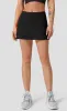 Skorts lulublack sólido plissado tênis saia vestido feminino sexy esportes golfe skort saia curta feminino fitness yoga ginásio roupas de golfe ativo