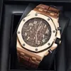 ارتداء مراقبة الموضة wristwatch ap wrist watch Royal Oak Series Offshore Series Mens 42mm قطرها الدقة الصلب