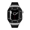 Designer Smart Straps Ap Watches Mod Kits Smart Straps Alloy Frame Case Fit Silikon-Uhrenarmband Strap Band Tragbarer Ersatz für Apple Watch Series 3 4 5 6 7 8 SE iWatc