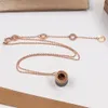 2024 Mode Dames Luxe Designer Ketting Bruiloft Sieraden Titanium Staal Kleine taille Zwart en Wit Keramiek voor Dames 18K Rose Goud Man Lenteketting Vervaagt niet