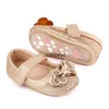 Scarpe Primi Passi per Neonata Carino Bowknot Morbido PU Mary Jane Suola Antiscivolo Sandalo Primavera Estate per 0-6-12mH24229