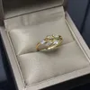 Designer Diamond TiffanyJewelry Jewelry Rings for Women Finger Anilos Original Seal High Edition Vine Full 82UO 82UO 82UO