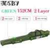 Accessories Josby 152/122/60cm Fishing Bag Oxford Cloth Folding Fishing Rod Reel Bag Fishing Tackle Storage Bags Travel Carry Case Pesca