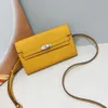 Designer schoudertas Crossbody Kleine portemonnee Sling Bag Hoge kwaliteit echt leer Mini gouden of zilveren flaptas Luxe handtassen Portemonnee Crossbody Designertassen