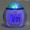 Muzyka Starry Star Sky Digital Projekcja Projekcyjna Projektor Alarmowy Kalendarz Kalendarz Horloge RelOJ Despertador LL