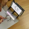 Tabletki Chipal Stencil Board śledzenie śledzenia szkicu szkic LED Light Light Box Wodoodporne luster