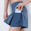 Short de mode pour femmes, pantalon de Tennis en maille respirante, taille haute, short de Tennis, de Sport, de Yoga, de course, jupe, vêtements de Sport