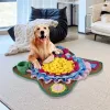 Tapete de alimentação para cães e gatos, tapete portátil para treinamento de cães e gatos, para alimentação lenta