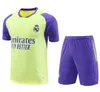 23 24 Costume d'entraînement du Real Madrid Finals Jersey de football Hommes Enfants Manches courtes Camavinga Chandal Futbol Camiseta Chemise 23/24 Vini Jr Survetement Sweat-shirt Uniformes