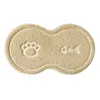 Cat Beds Furniture Cloud Shape Pet Cat Dog Feeding Mat Pad Solid Paw Fishbone Pattern Dish Bowl Antislip Placemat Easy Washing Pet Accessories