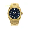 Montre à quartz pour hommes, personnalisée, en or Rose, étanche 5ATM, style PR, cadran anti-poussière, étoile givrée